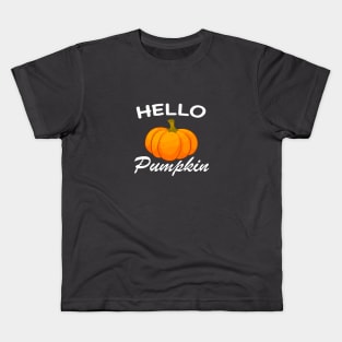 Hello Pumpkin Halloween Kids T-Shirt